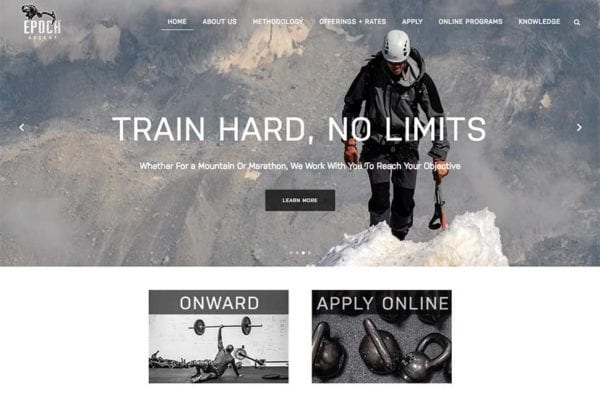 Personal Trainer Website Bend Oregon