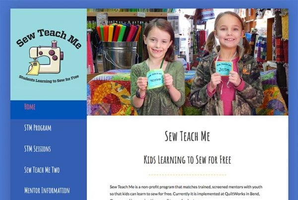 Sew Teach Me Website Design