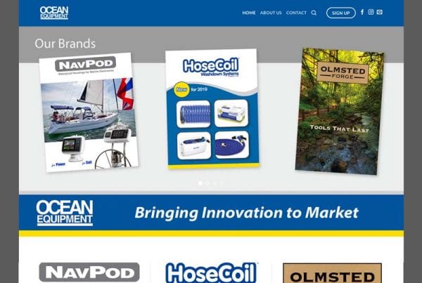 Ocean Equipment Website